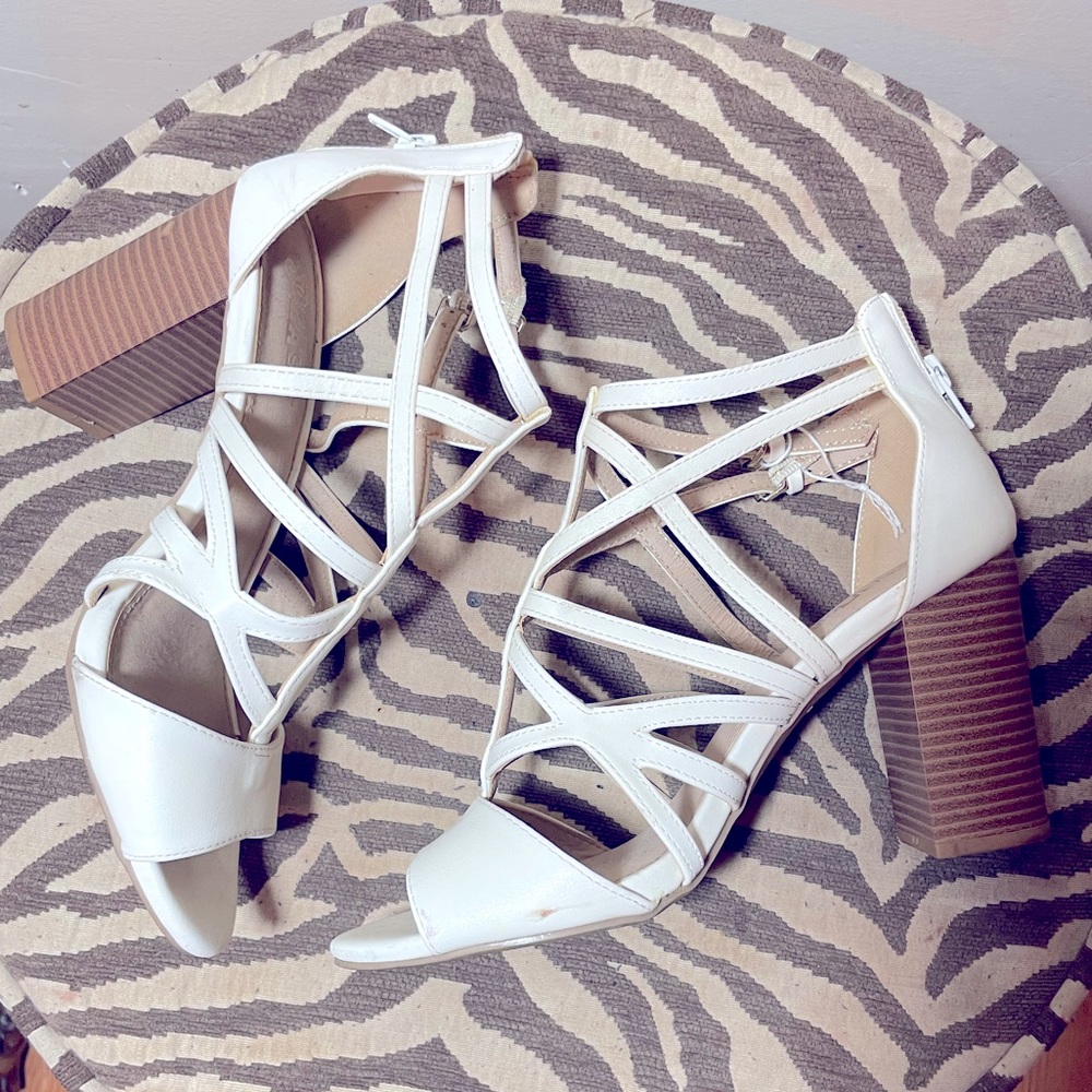 Beautiful summer lace heels